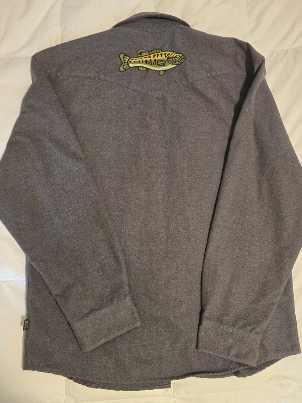 Rare Howler Bros Stockman Chamois Shirt - Ft. Lonesome Edition (L) - Picture 5 of 5